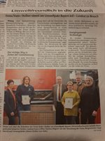 Urkundenübergabe Umweltpakt Bayern